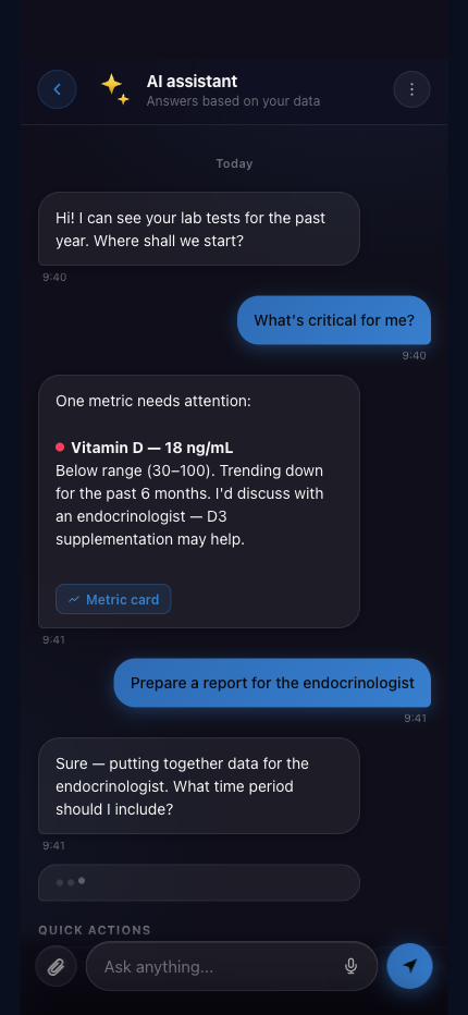 AI assistant chat about Vitamin D